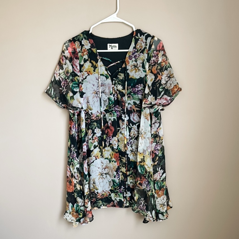 Show Me Your MuMu // Floral Mini Dress